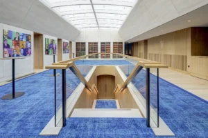 Lecture and theatre hall - stair case view 